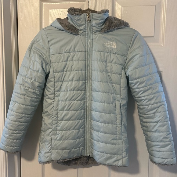 The North Face Kids Light Blue Jacket Sz M - Picture 1 of 9